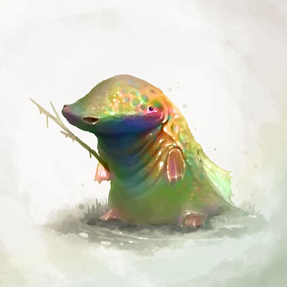 Homebrew Creature Sneering Sludge Fish